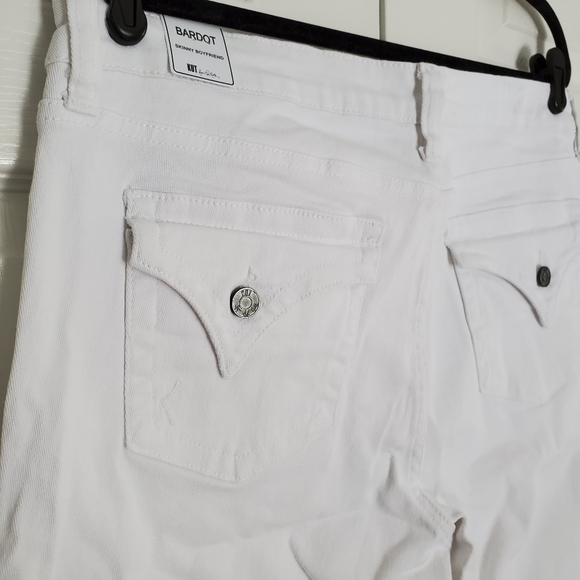 Kut From Kloth Bardot Crop Skinny Boyfriend Jeans - Picture 6 of 15